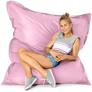 Green Bean Indoor Sitzsack Square XXL 140x180cm 380 Liter Rosa