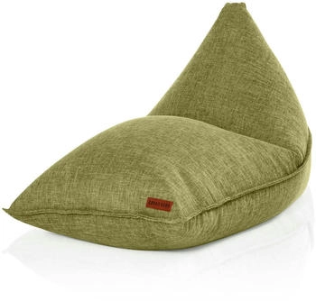 Green Bean Indoor XXL Sitzsack 150x100x100cm EPS-Perlen Grün