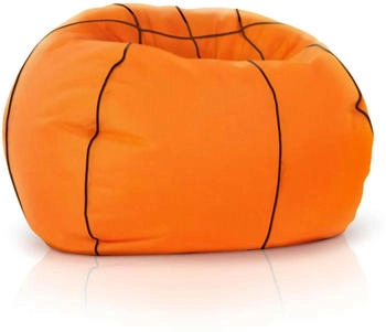 Green Bean Basketball-Sitzsack 250L EPS Perlen 90cm Lounge Chair Weiß
