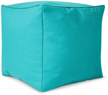 Green Bean Sitzsack-Hocker Cube 40x40x40cm T&uuml;rkis