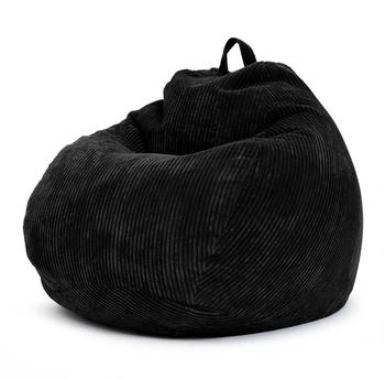 Green Bean Indoor Sitzsack Scoop 90x110cm EPS-Perlen Cordstoff Schwarz Green Bean Indoor Sitzsack Scoop 90x110cm EPS-Perlen Cordstoff Schwarz