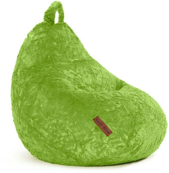 Green Bean Plüsch Sitzsack 60x45x45cmIndoor Sitzkissen 120L Lounge Chair Grün