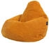 Icon Sitzsack Sessel Cord Flauschig Dalton 69x59x65cm ocker