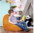 Icon Sitzsack Sessel Cord Flauschig Dalton 69x59x65cm ocker