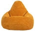 Icon Sitzsack Sessel Cord Flauschig Dalton 69x59x65cm ocker