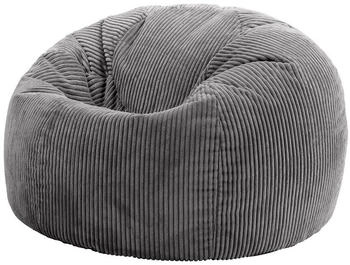Icon Sitzsack Klassischer Cord Kingston 85x50cm grau