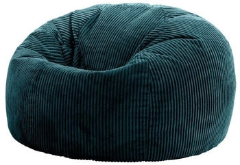 Icon Sitzsack Klassischer Cord Kingston 85x50cm blaugrün