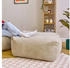 Icon Sessel Modulares Hocker Cord Flauschig Zen Schaumstoff beige