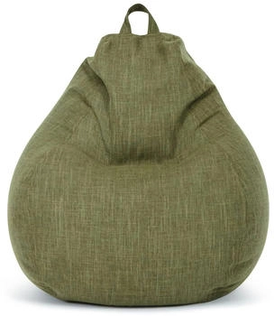 Green Bean Indoor Sitzsack Home Linen 200 Liter EPS-Perlen Grün