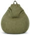 Green Bean Indoor Sitzsack Home Linen 200 Liter EPS-Perlen Grün