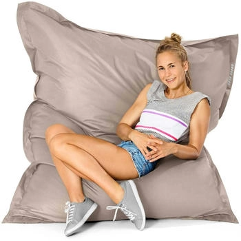Green Bean Indoor Sitzsack Square 120x160cm 270 Liter Dunkelbeige