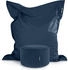 dunkelblau: Green Bean 2er Set XXL Sitzsack Square+Stay 140x180 cm