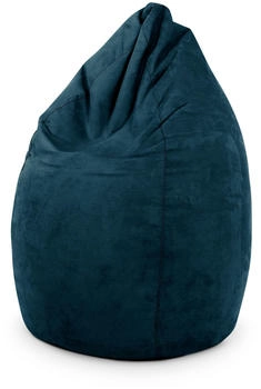 Green Bean Sitzsack Rückenlehne Drop 60x60x90cm 220L Lounge Chair Dunkelblau Green Bean Sitzsack Rückenlehne Drop 60x60x90cm 220L Lounge Chair Dunkelblau