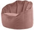 Icon Sitzsack Sessel Samt Sirena 77x64x74cm rosa