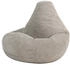 Icon Sitzsack Sessel Cord Flauschig Dalton 69x59x65cm beige