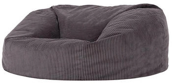 Icon XXL Sitzsack Cord Soul 160x140cm grau