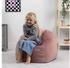 Icon Sitzsack Samt Aurora 53x50cm rosa