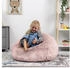 Icon Sitzsack Flauschig Kunstfell 65x45x65cm hellrosa