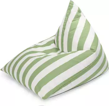 Sitting Point Santorin Calypso Sitzsack grün/weiß Outdoor (34100-030)