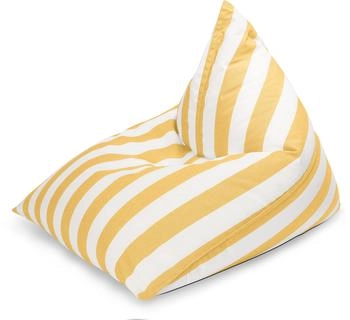Sitting Point Sitzsack Santorin Calypso Outdoor gelb/weiß (34100-040)