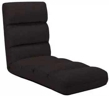 vidaXL Bodenstuhl Faltbar Braun Kunstleder (325247)