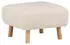 Venture Home Salina Pouf Bouclé, Naturweiß (60-15110-020)
