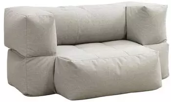 Home Deluxe Heaven Outdoor-Sitzsack 152x100x76cm, Hellgrau