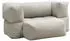 Home Deluxe Heaven Outdoor-Sitzsack 152x100x76cm, Hellgrau
