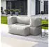 Home Deluxe Heaven Outdoor-Sitzsack 152x100x76cm, Hellgrau