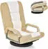 Costway Bodenstuhl 360° drehbar, 6-fach verstellbare Rückenlehne, bis 140kg, Beige