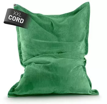Lumaland Sitzsack Classic XXL Cord, 380L, 140x180cm, Dunkelgrün (57525307-543c-439d-9ca2-9b2d6fb63005)