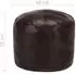 vidaXL Pouf Echtes Ziegenleder Dunkelbraun 40x35cm (248130)