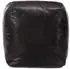 vidaXL Pouf 40x40x40cm Echtes Ziegenleder Schwarz (248128)
