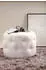 Venture Home Benjamin Runder Pouf Teddy Polyester, Offwhite