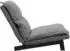ML-Design Bodenstuhl Relaxsessel Leinen, verstellbare Rückenlehne 90-180°, Grau (490017045)