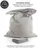 mokebo Der Große Sitzsack XXL Cord-Bezug 130x170cm, Grau