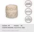 Paris Prix Bohist Runder Boho-Pouf, Handgefertigt, Natur, 35cm (Bohist)
