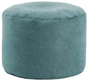 mokebo Der Ruhepouf Sitzhocker rund Cordstoff Petrol 50x30cm (Der Ruhepouf)