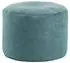 mokebo Der Ruhepouf Sitzhocker rund Cordstoff Petrol 50x30cm (Der Ruhepouf)
