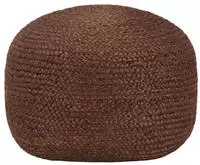 vidaXL Handgefertigter Sitzpuff Braun 40 x 45 cm Jute