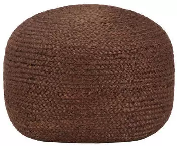 vidaXL Handgefertigter Sitzpuff Jute Braun 40x45cm (248084)