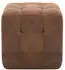 vidaXL Pouf 2 Stk. Wildleder-Optik Braun 30x30x30cm (278382)