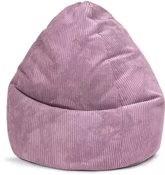 Sitting Point Shara XXL Sitzsack Cord-Optik, Lila, 80x130cm