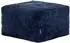Icon Amara Cord Sitzsack-Hocker, Navyblau