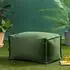 Icon Bud Outdoor Pouf/Hocker Olefin, Khakigrün, EPS-Füllung, 67x34x45cm (Bud)