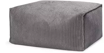 Sitting Point Shara Roll Cord-Sitzsack Hocker Anthrazit 55x65x35cm (Shara Roll)