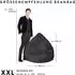 Sitting Point Shara XXL Sitzsack Cord-Optik, Anthrazit, 300L (Shara XXL)
