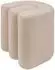 Atmosphera Bolan Sitzsack Samt Beige 40x40cm