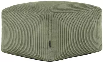 Icon Amara Pouf Cord, salbeigr&uuml;n, 40x24x40cm (ICOFSTJC071)
