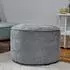 Icon Milano Pouf XL, Chenille, grau (Milano)